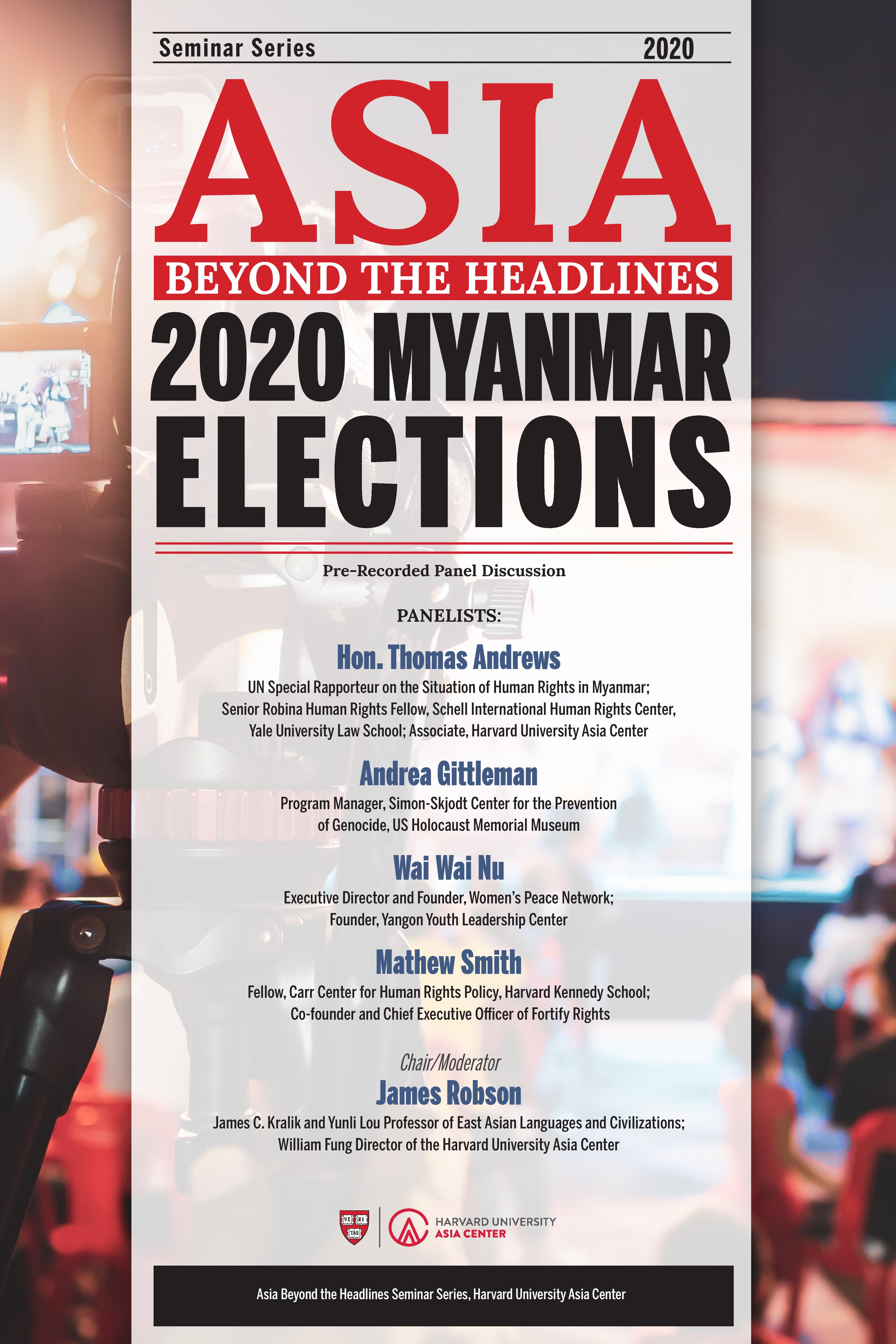 Myanmar Elections Poster