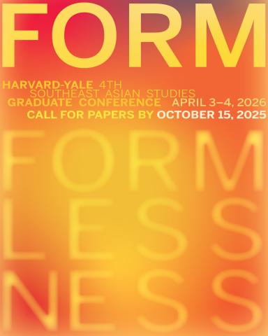 4th Harvard-Yale Southeast Asia Graduate Conference Poster