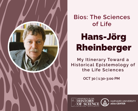 Hans Jorg Rheinberge Talk Poster