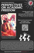 Perspectives on Academic Freedom poster
