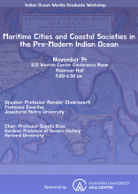 Poster for Coastal Societies talk